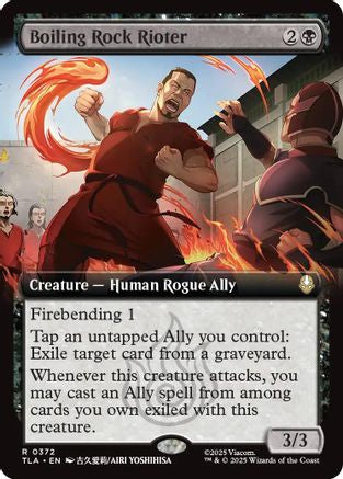Boiling Rock Rioter (Extended Art) (TLA-372) - Avatar: The Last Airbender [Rare]