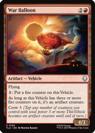 War Balloon (TLA-159) - Avatar: The Last Airbender Foil [Uncommon]