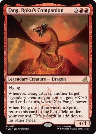 Fang, Roku's Companion (TLE-115) - Avatar: The Last Airbender: Eternal-Legal Foil [Rare]