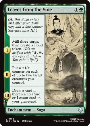 Leaves from the Vine (TLA-185) - Avatar: The Last Airbender [Uncommon]