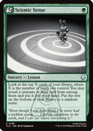 Seismic Sense (TLA-195) - Avatar: The Last Airbender Foil [Uncommon]