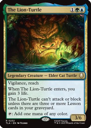 The Lion-Turtle (TLA-232) - Avatar: The Last Airbender Foil [Rare]