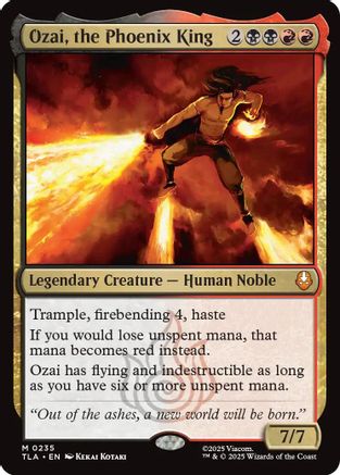 Ozai, the Phoenix King (TLA-235) - Avatar: The Last Airbender Foil [Mythic]