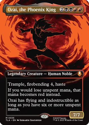 Ozai, the Phoenix King (0335) (Borderless) (TLA-335) - Avatar: The Last Airbender [Mythic]