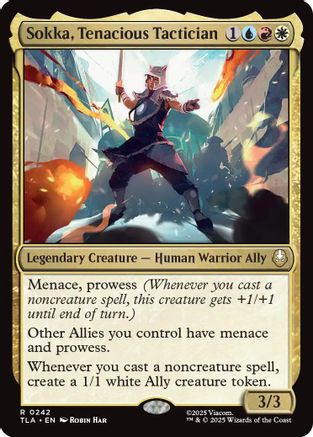 Sokka, Tenacious Tactician (TLA-242) - Avatar: The Last Airbender Foil [Rare]