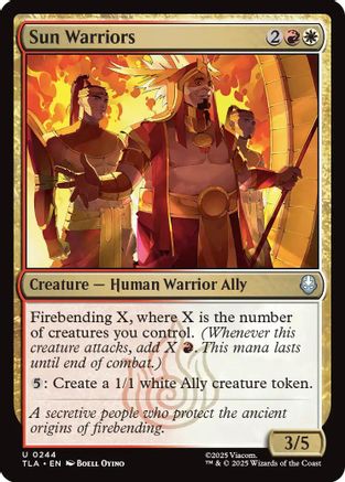 Sun warriors (TLA-244) - Avatar: The Last Airbender [Uncommon]