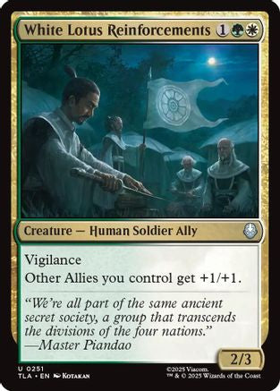 White Lotus Reinforcements (TLA-251) - Avatar: The Last Airbender [Uncommon]