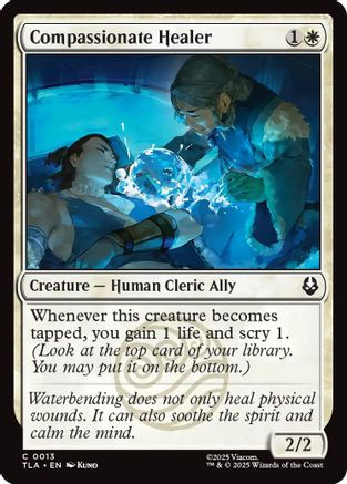 Compassionate Healer (TLA-013) - Avatar: The Last Airbender Foil [Common]