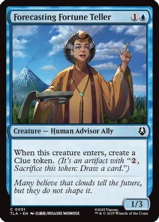 Forecasting Fortune Teller (TLA-051) - Avatar: The Last Airbender Foil [Common]