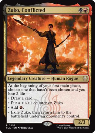 Zuko, Conflicted (TLA-253) - Avatar: The Last Airbender [Uncommon]