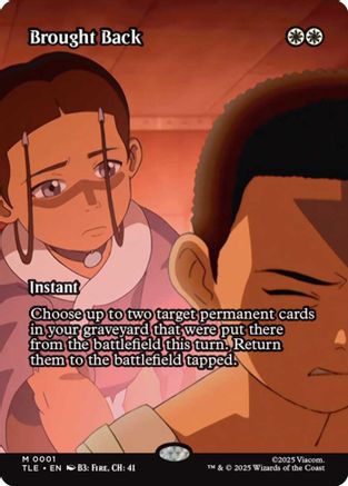 Brought Back (Borderless) (TLE-001) - Avatar: The Last Airbender: Eternal-Legal [Mythic]