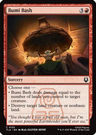Bumi Bash (TLA-125) - Avatar: The Last Airbender Foil [Common]