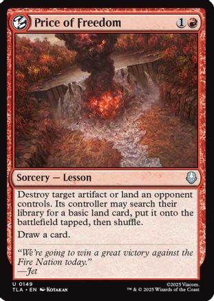 Price of Freedom (TLA-149) - Avatar: The Last Airbender [Uncommon]