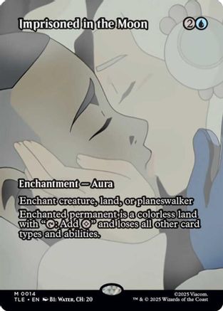 Imprisoned in the Moon (Borderless) (TLE-014) - Avatar: The Last Airbender: Eternal-Legal [Mythic]