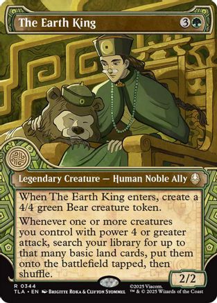 The Earth King (Showcase) (TLA-344) - Avatar: The Last Airbender [Rare]