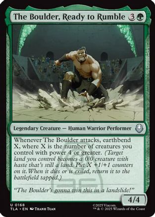 The Boulder, Ready to Rumble (TLA-168) - Avatar: The Last Airbender [Uncommon]