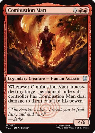 Combustion Man (TLA-127) - Avatar: The Last Airbender [Uncommon]