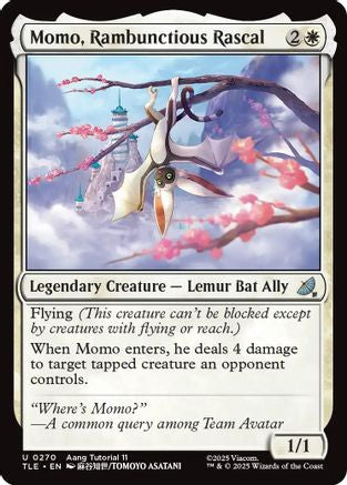 Momo, Rambunctious Rascal (0270) (TLE-270) - Avatar: The Last Airbender: Eternal-Legal [Uncommon]