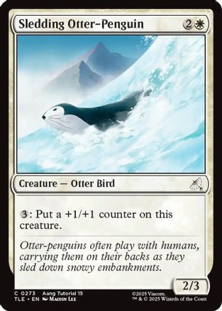 Sledding Otter-Penguin (0273) (TLE-273) - Avatar: The Last Airbender: Eternal-Legal [Common]