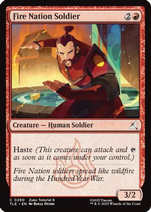 Fire Nation Soldier (0280) (TLE-280) - Avatar: The Last Airbender: Eternal-Legal [Common]
