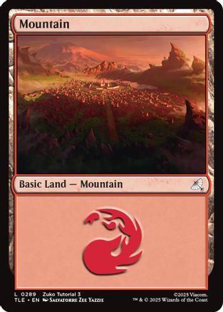 Mountain (0289) (TLE-289) - Avatar: The Last Airbender: Eternal-Legal [Land]