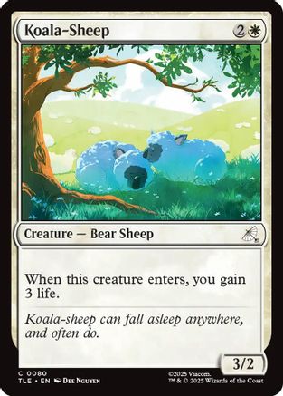 Koala-Sheep (TLE-080) - Avatar: The Last Airbender: Eternal-Legal Foil [Common]