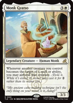 Monk Gyatso (TLE-081) - Avatar: The Last Airbender: Eternal-Legal [Rare]