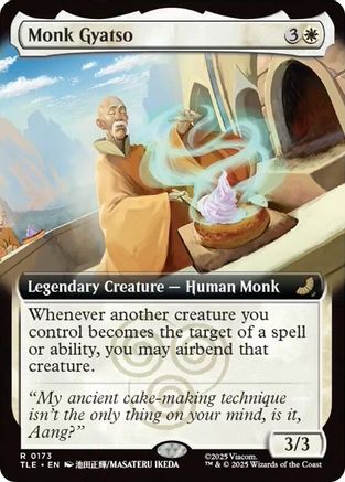 Monk Gyatso (Extended Art) (TLE-173) - Avatar: The Last Airbender: Eternal-Legal [Rare]