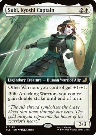Suki, Kyoshi Captain (Extended Art) (TLE-175) - Avatar: The Last Airbender: Eternal-Legal Foil [Rare]