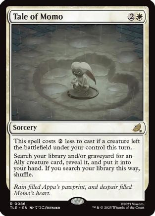 Tale of Momo (TLE-086) - Avatar: The Last Airbender: Eternal-Legal Foil [Rare]