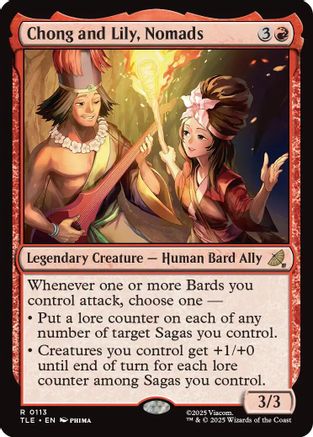 Chong and Lily, Nomads (TLE-113) - Avatar: The Last Airbender: Eternal-Legal Foil [Rare]
