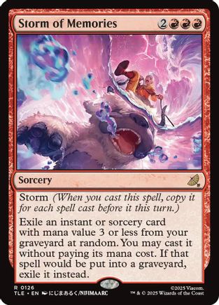 Storm of Memories (TLE-126) - Avatar: The Last Airbender: Eternal-Legal Foil [Rare]