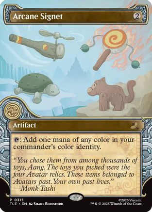 Arcane Signet (Showcase) (TLE-315) - Avatar: The Last Airbender: Eternal-Legal [Promo]