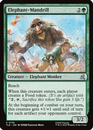Elephant-Mandrill (TLE-138) - Avatar: The Last Airbender: Eternal-Legal [Uncommon]
