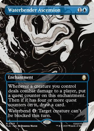 Waterbender Ascension (Borderless) (TLA-310) - Avatar: The Last Airbender Foil [Rare]