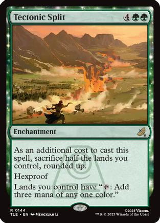Tectonic Split (TLE-144) - Avatar: The Last Airbender: Eternal-Legal [Rare]