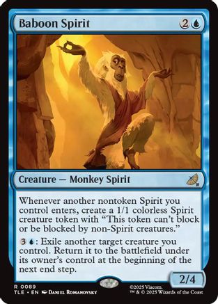 Baboon Spirit (TLE-089) - Avatar: The Last Airbender: Eternal-Legal [Rare]