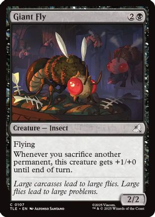 Giant Fly (TLE-107) - Avatar: The Last Airbender: Eternal-Legal Foil [Common]
