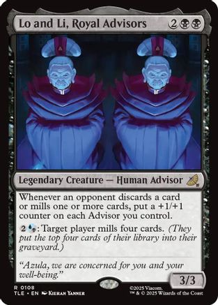 Lo and Li, Royal Advisors (TLE-108) - Avatar: The Last Airbender: Eternal-Legal Foil [Rare]
