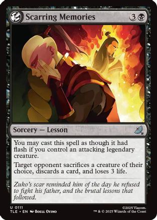 Scarring Memories (TLE-111) - Avatar: The Last Airbender: Eternal-Legal Foil [Uncommon]