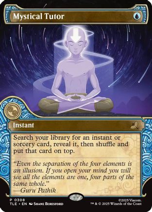 Mystical Tutor (Showcase) (TLE-308) - Avatar: The Last Airbender: Eternal-Legal [Promo]