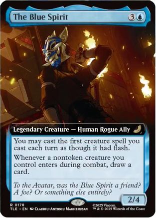 The Blue Spirit (Extended Art) (TLE-178) - Avatar: The Last Airbender: Eternal-Legal [Rare]
