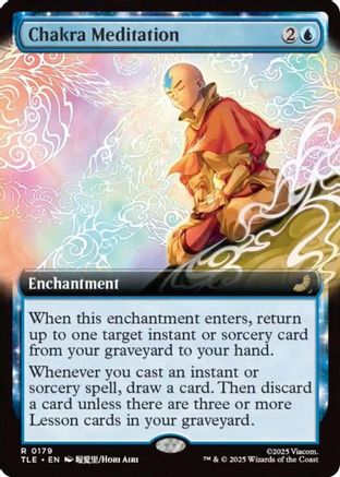 Chakra Meditation (Extended Art) (TLE-179) - Avatar: The Last Airbender: Eternal-Legal Foil [Rare]