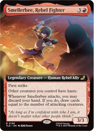 Smellerbee, Rebel Fighter (Extended Art) (TLE-198) - Avatar: The Last Airbender: Eternal-Legal [Rare]