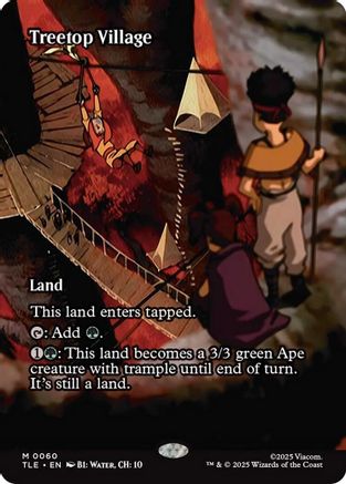 Treetop Village (Borderless) (TLE-060) - Avatar: The Last Airbender: Eternal-Legal [Mythic]