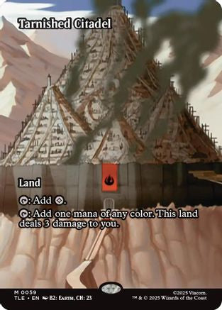 Tarnished Citadel (Borderless) (TLE-059) - Avatar: The Last Airbender: Eternal-Legal [Mythic]