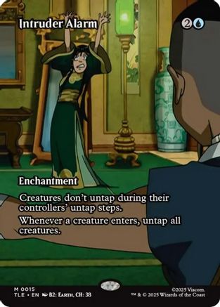 Intruder Alarm (Borderless) (TLE-015) - Avatar: The Last Airbender: Eternal-Legal [Mythic]
