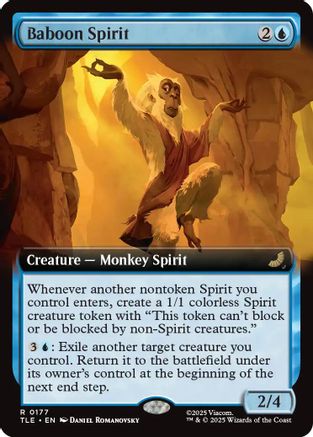 Baboon Spirit (Extended Art) (TLE-177) - Avatar: The Last Airbender: Eternal-Legal [Rare]