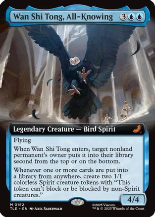 Wan Shi Tong, All-Knowing (Extended Art) (TLE-182) - Avatar: The Last Airbender: Eternal-Legal [Mythic]