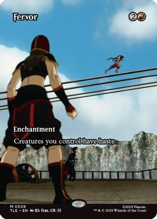 Fervor (Borderless) (TLE-029) - Avatar: The Last Airbender: Eternal-Legal [Mythic]